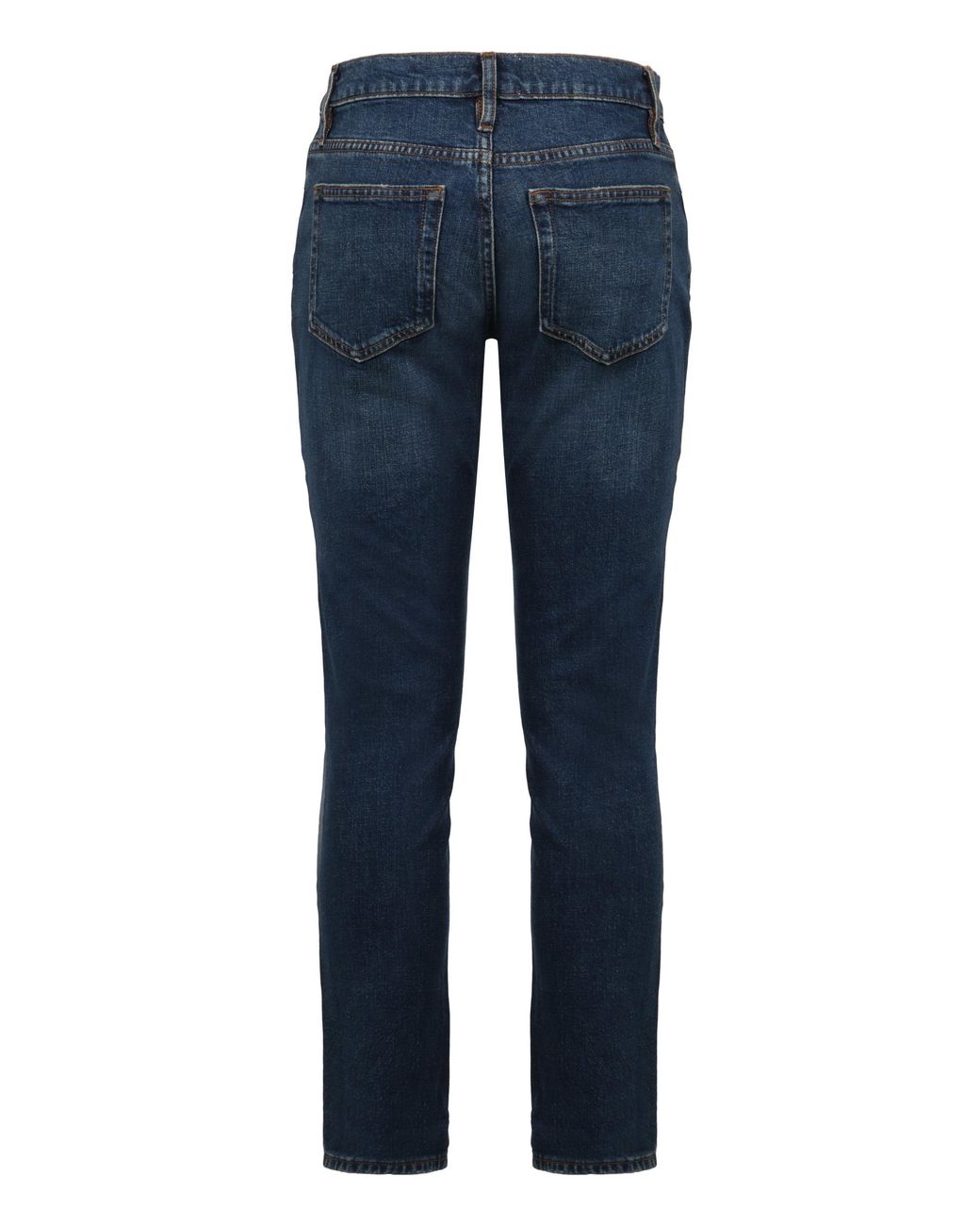 FRAME Blue Slim Mid Rise Jeans