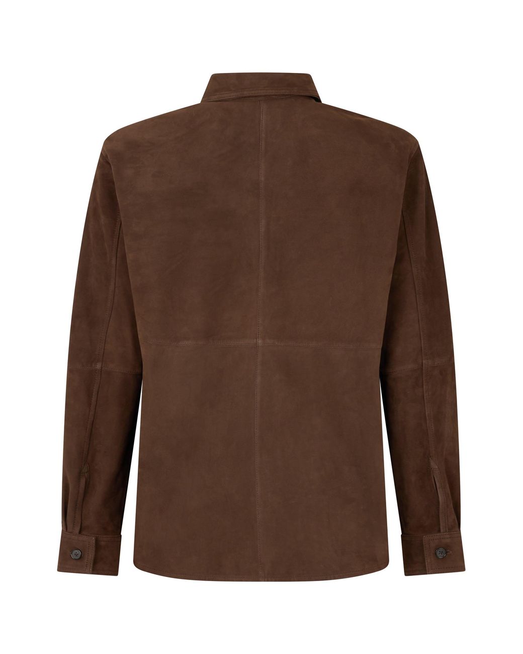 Totême  Brown Leather Jacket With Buttons