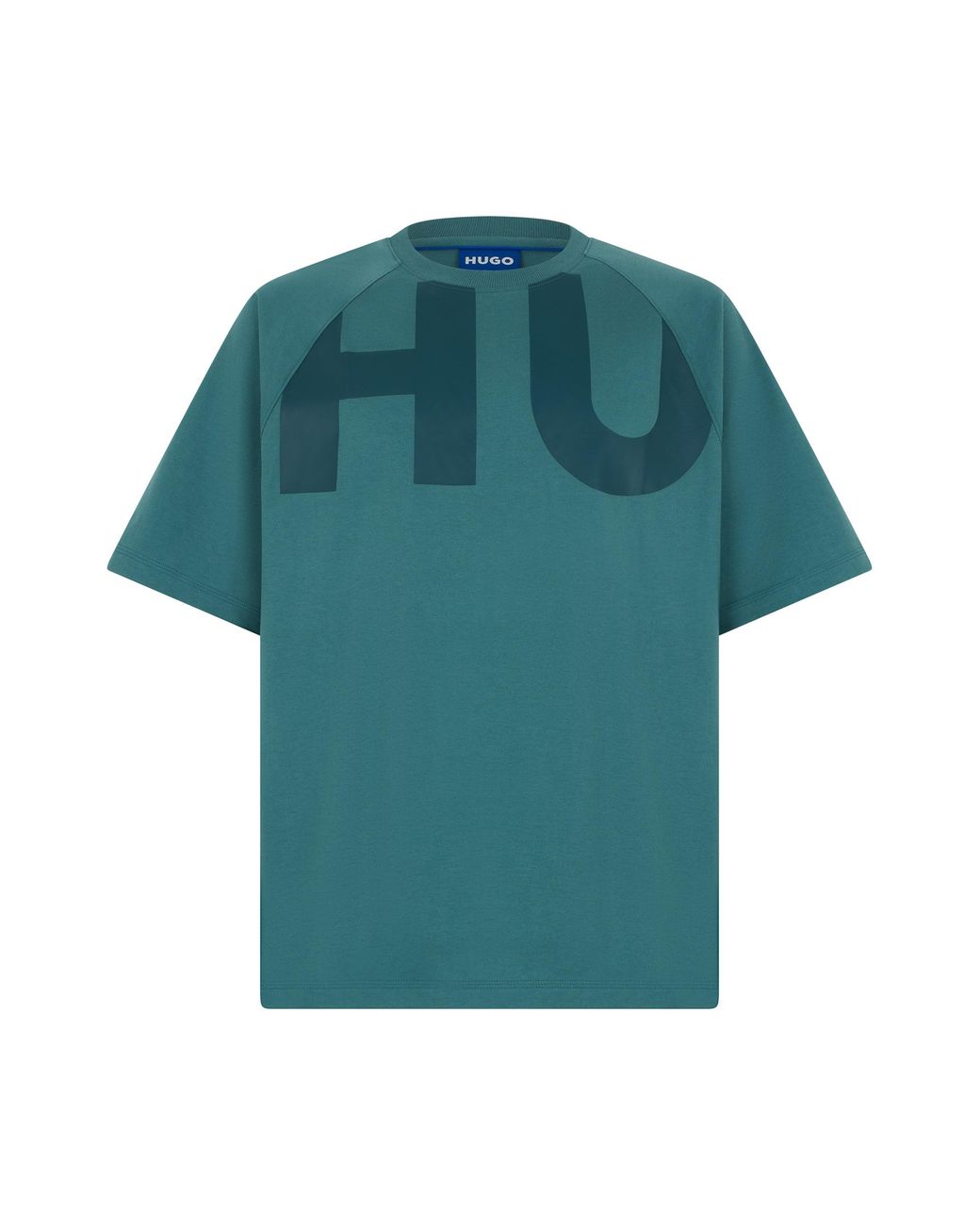 Boss Blue T-Shirt With Print for men