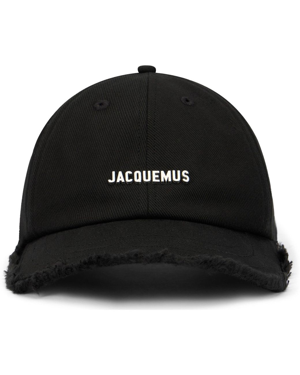 Cappello in cotone con logo di Jacquemus in Black da Uomo