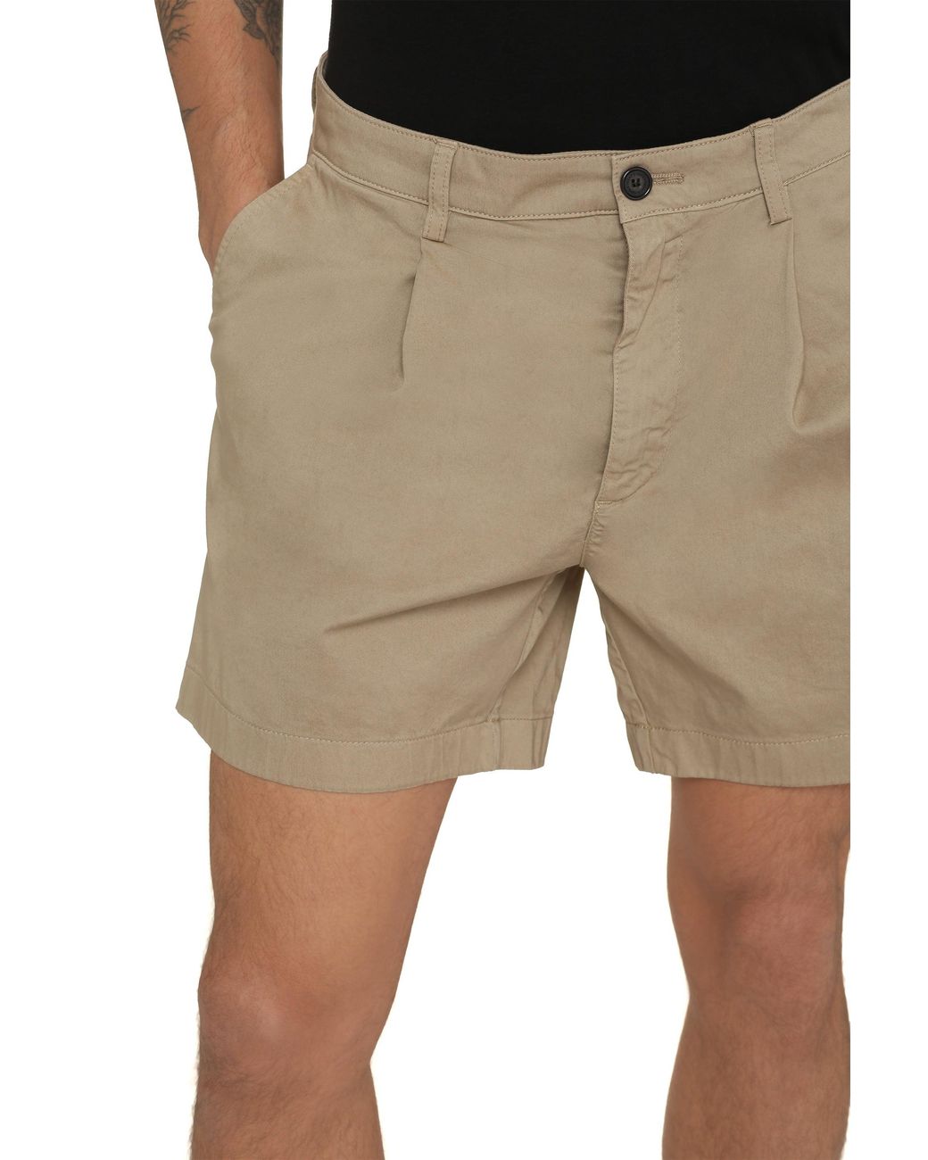 Department 5 Natural Cotton Bermuda Shorts for men