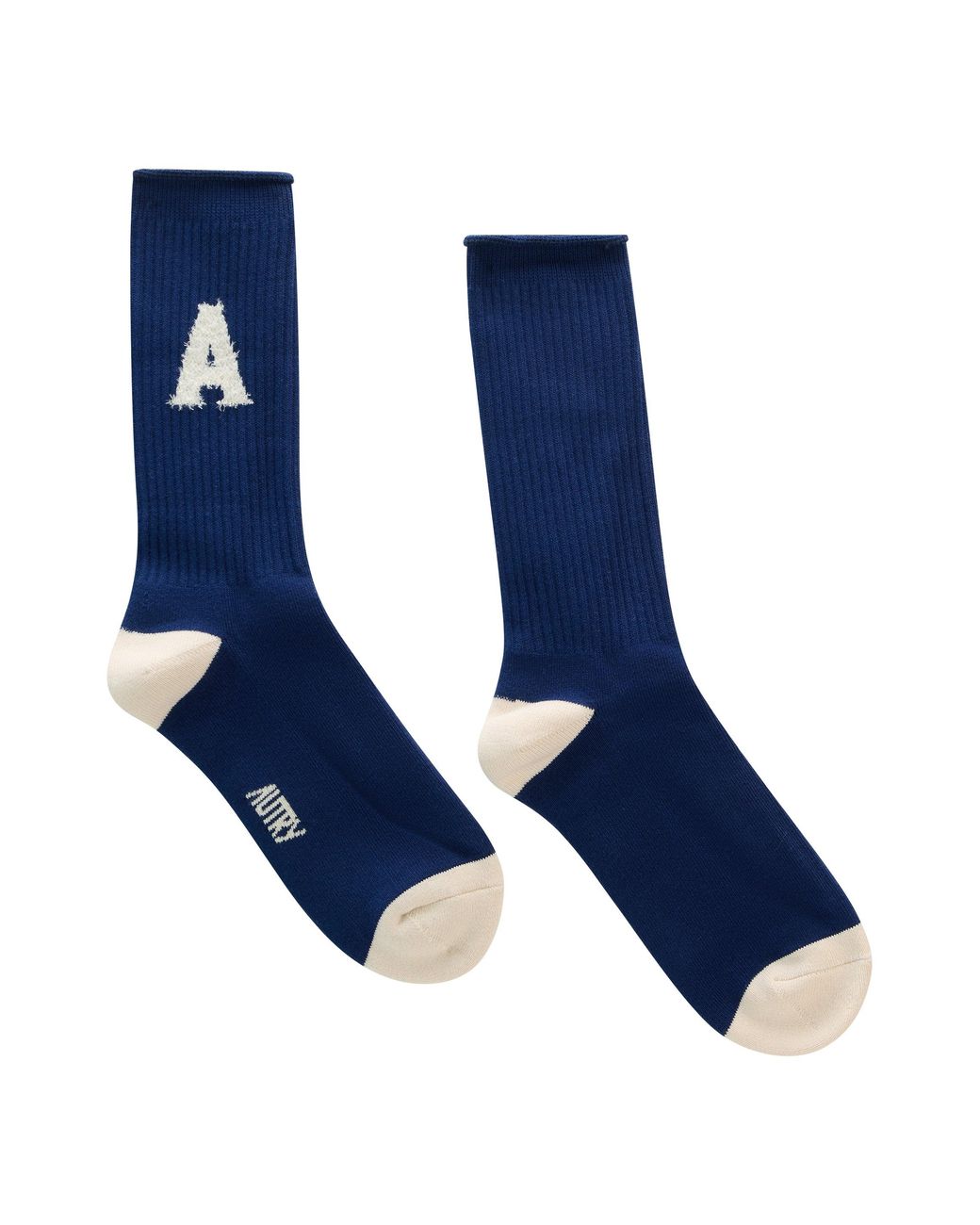 Autry Blue Mini Socks With Details for men