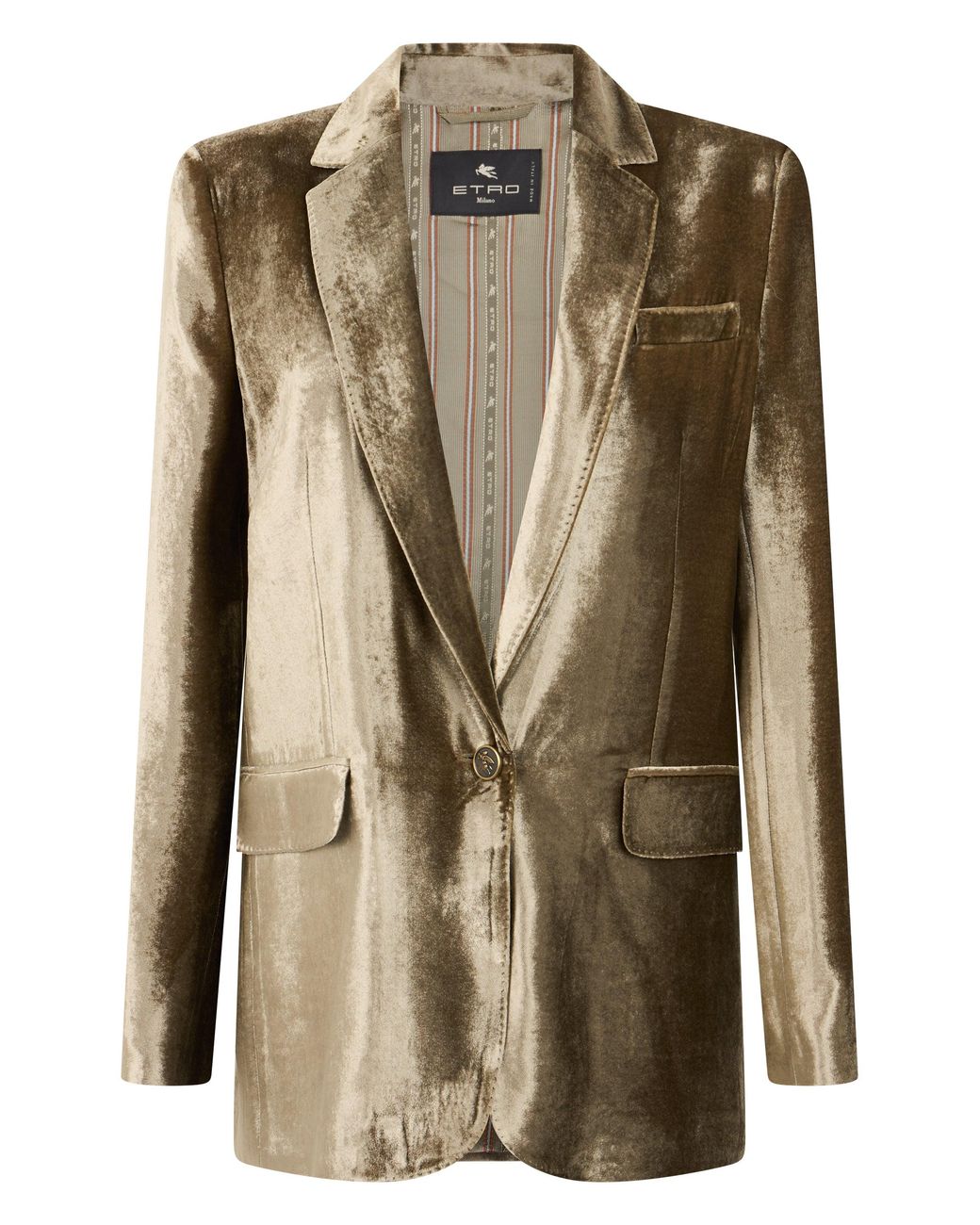 Etro Metallic Velvet Jacket