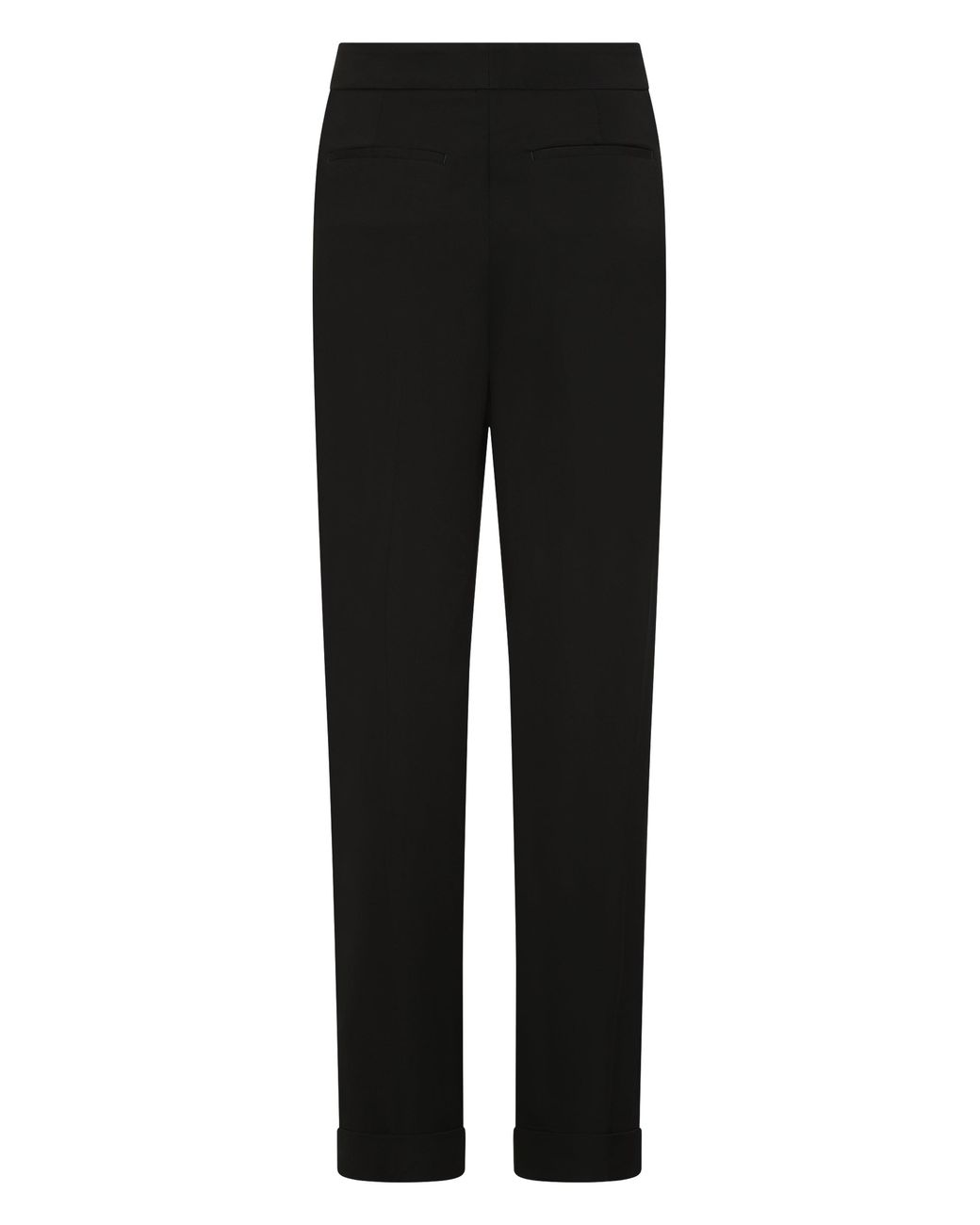 Peserico Black Viscose Trousers
