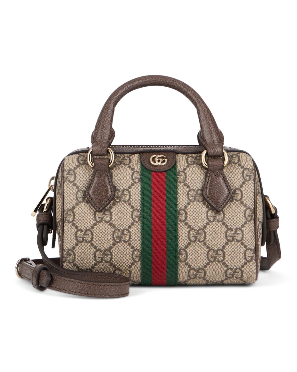 Gucci Brown Ophidia Mini Handbag