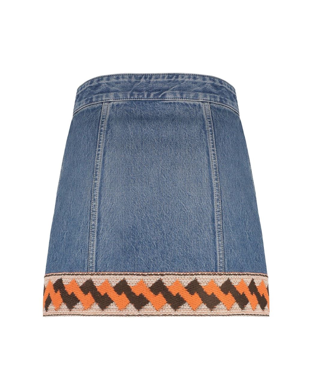 Valentino Garavani Blue Mini Skirt