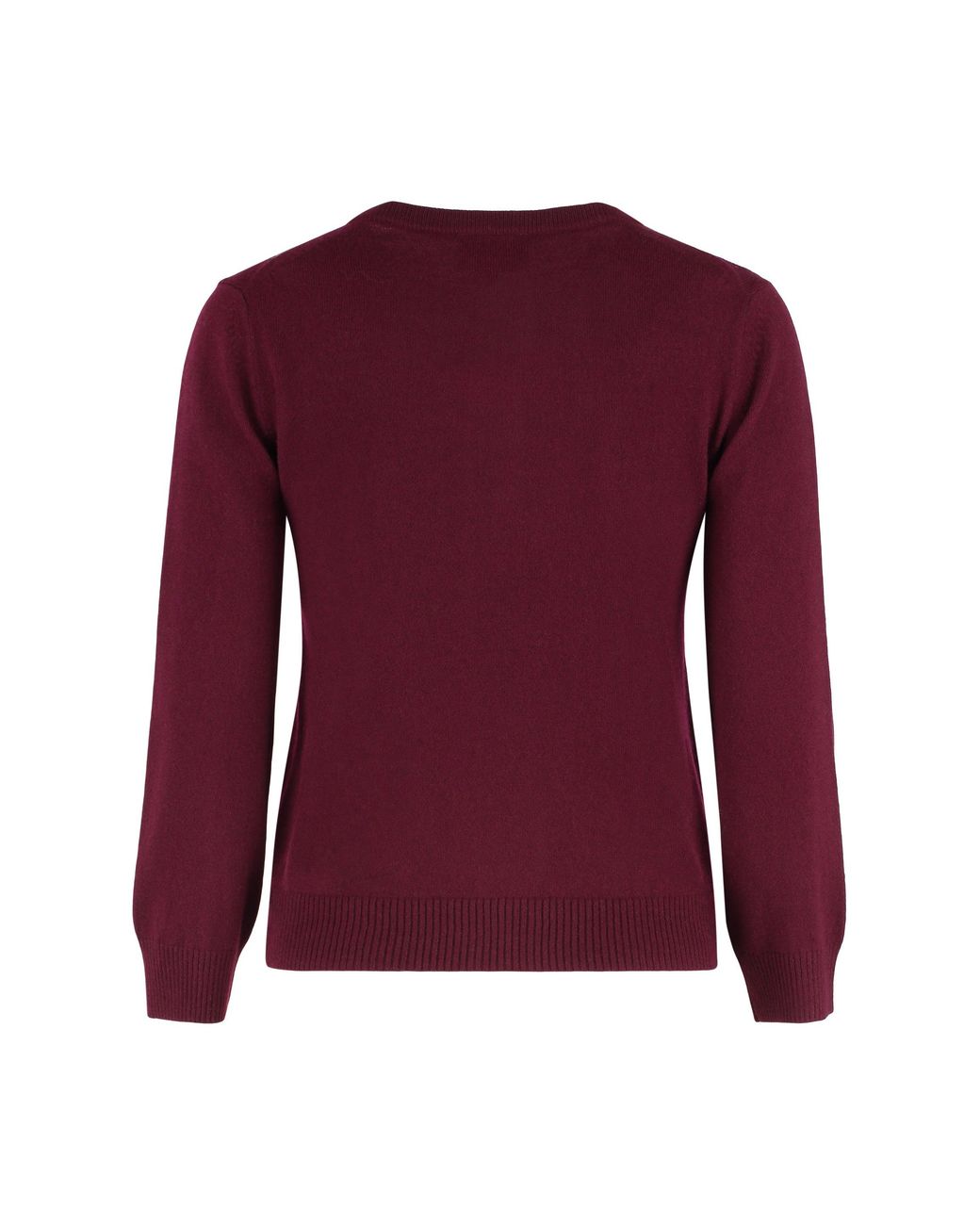 Ganni Red Wool And Cashmere Cardigan Cardigans