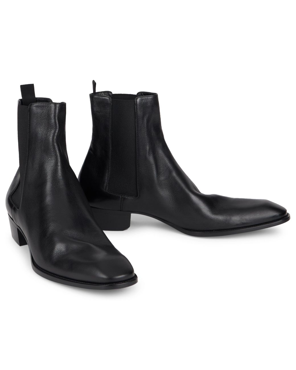Saint Laurent Black Chelsea Boots for men