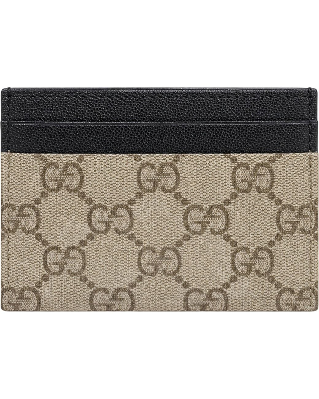 Gucci Gray Monogram Cardholder for men