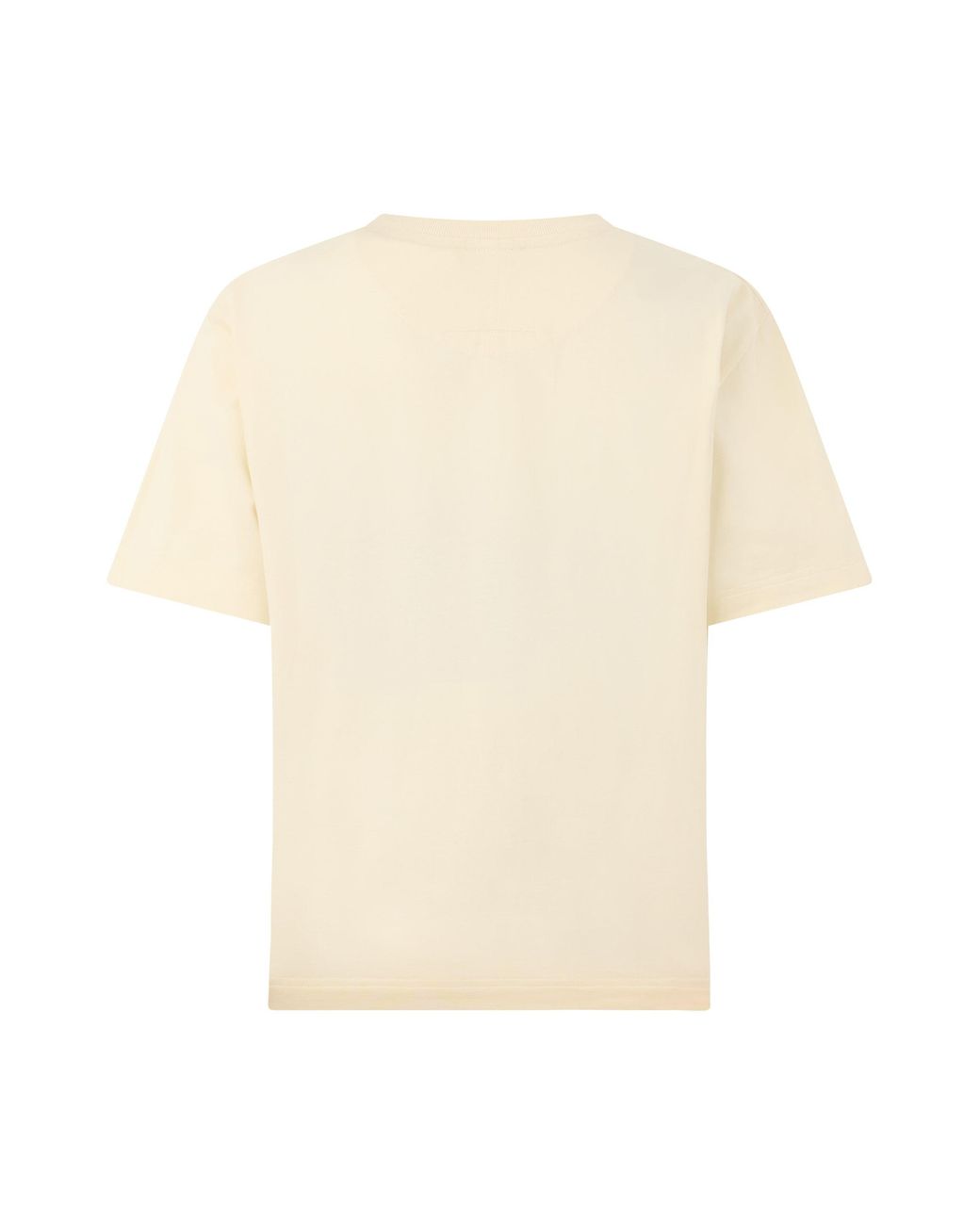McQueen Natural Cotton T-Shirt With Print