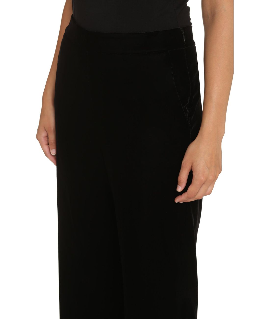 Etro Black Velvet Trousers