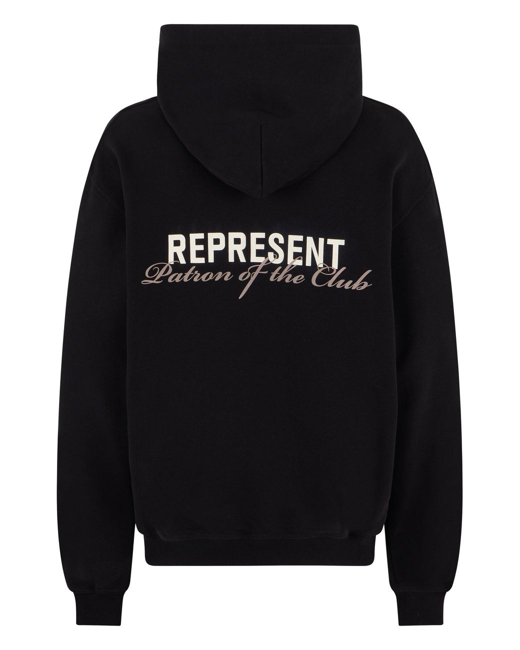 Represent Black Cotton Hoodie for men
