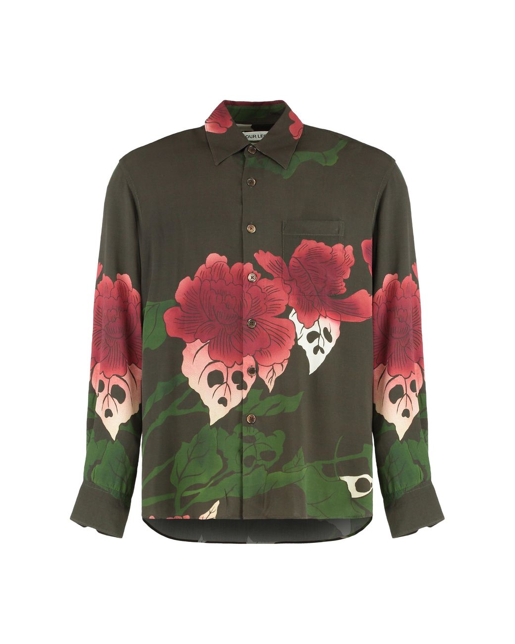 Our Legacy Green Camicia Stampata Above for men
