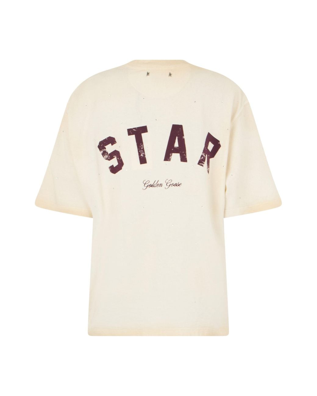 Golden Goose Deluxe Brand White Monochrome Cotton T-Shirt