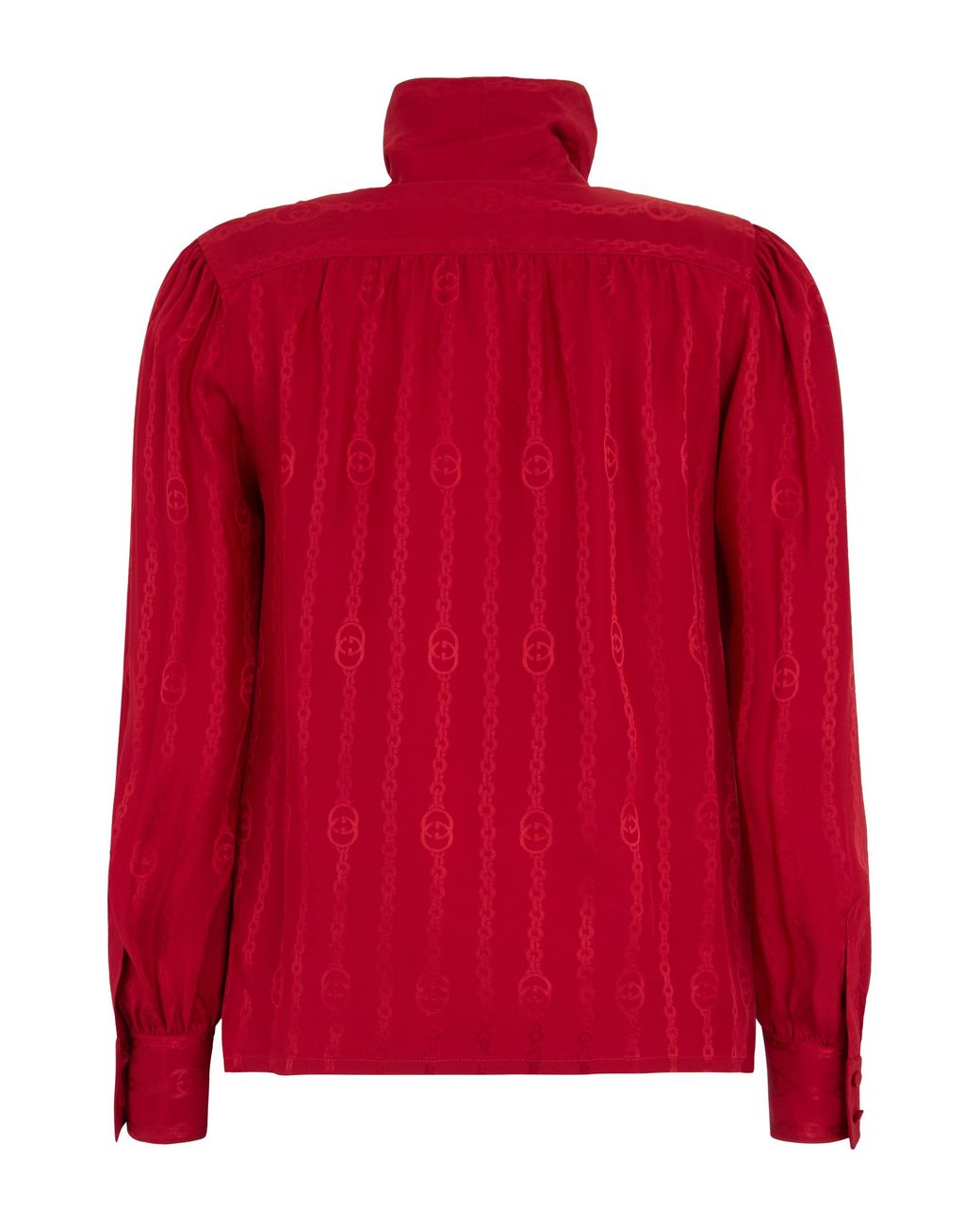 Gucci Red Silk Shirt