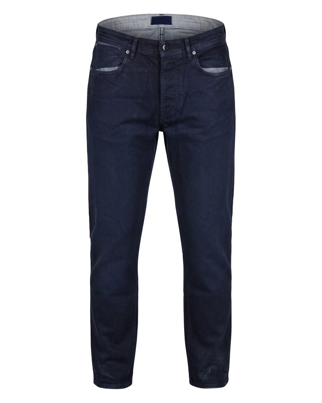 Stone Island Blue Slim Fit Trousers Five Pockets for men