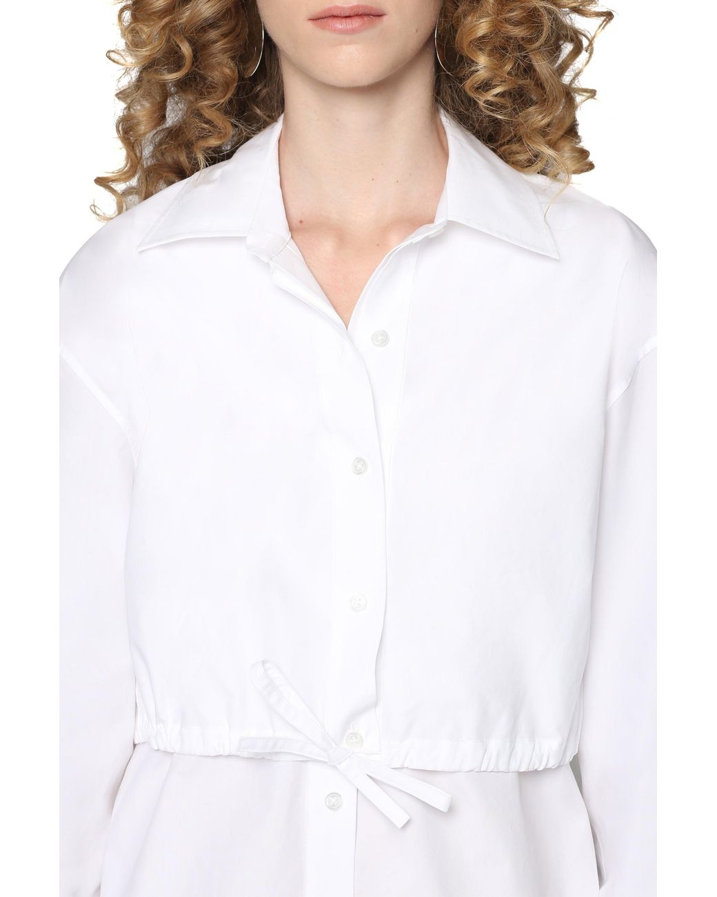 Alexander Wang White Cotton Shirtdress