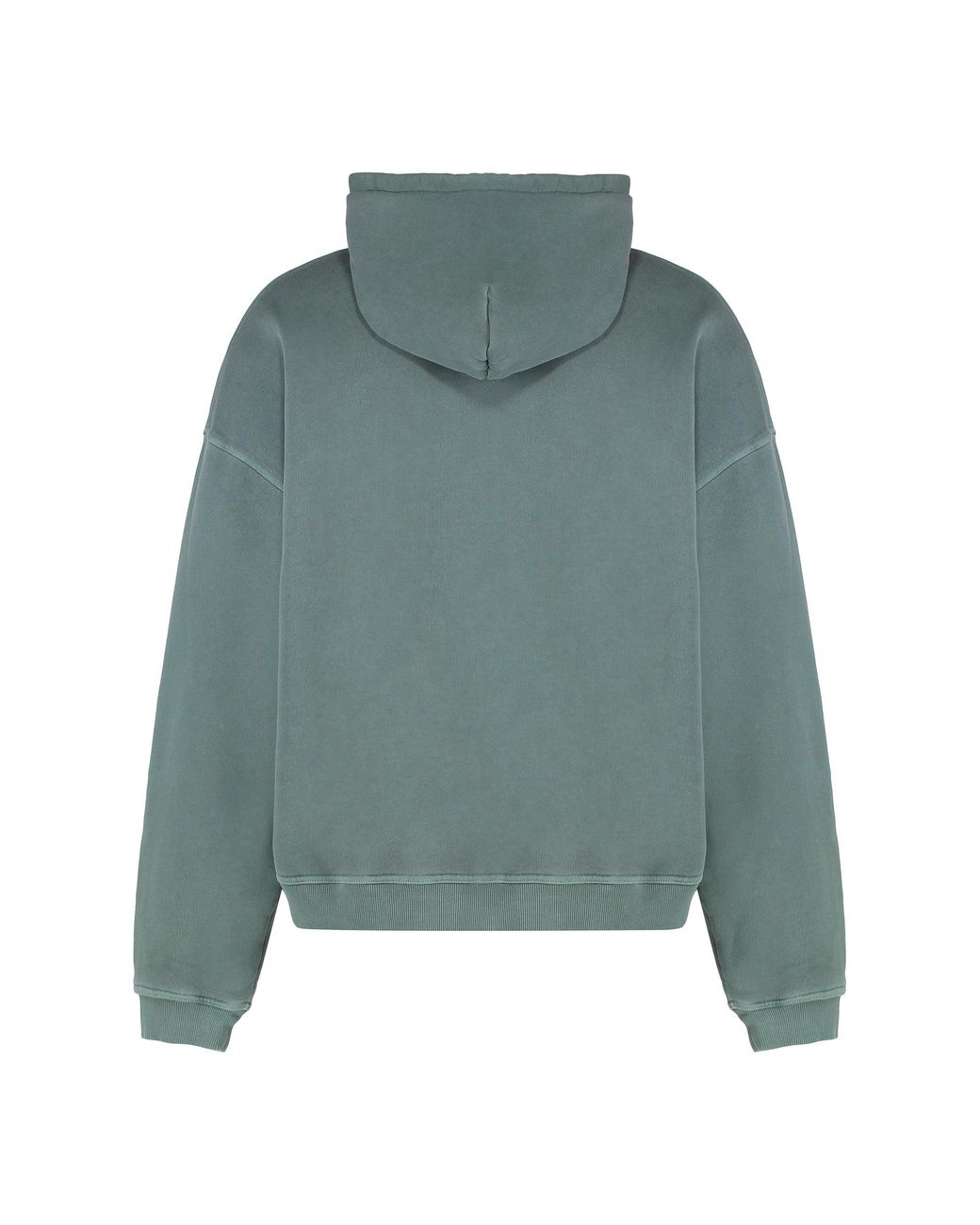 Represent Green Cotton Hoodie for men
