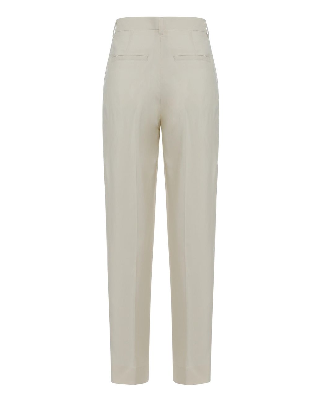 Totême White Straight-Leg Pants