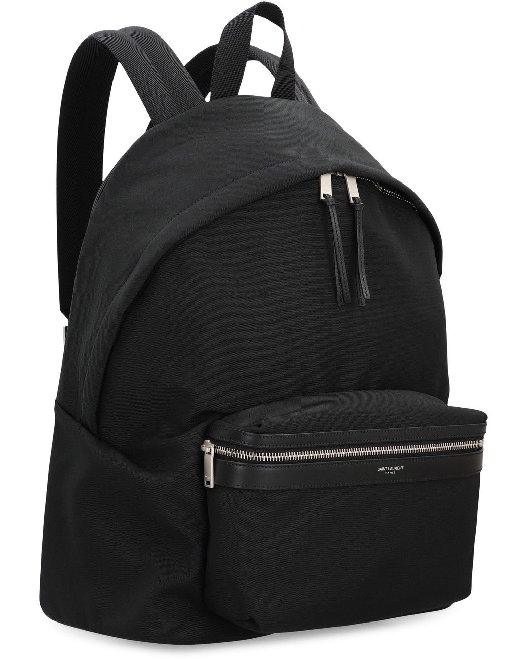 Saint Laurent Black City Technical Fabric Backpack for men
