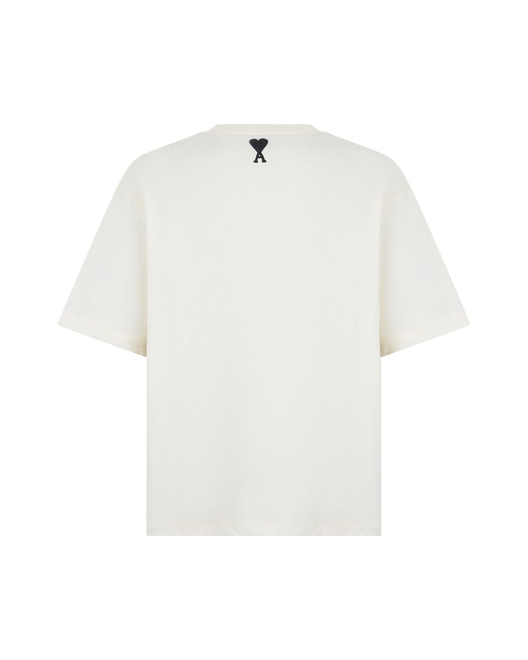 AMI White Cotton T-Shirt T-Shirts for men