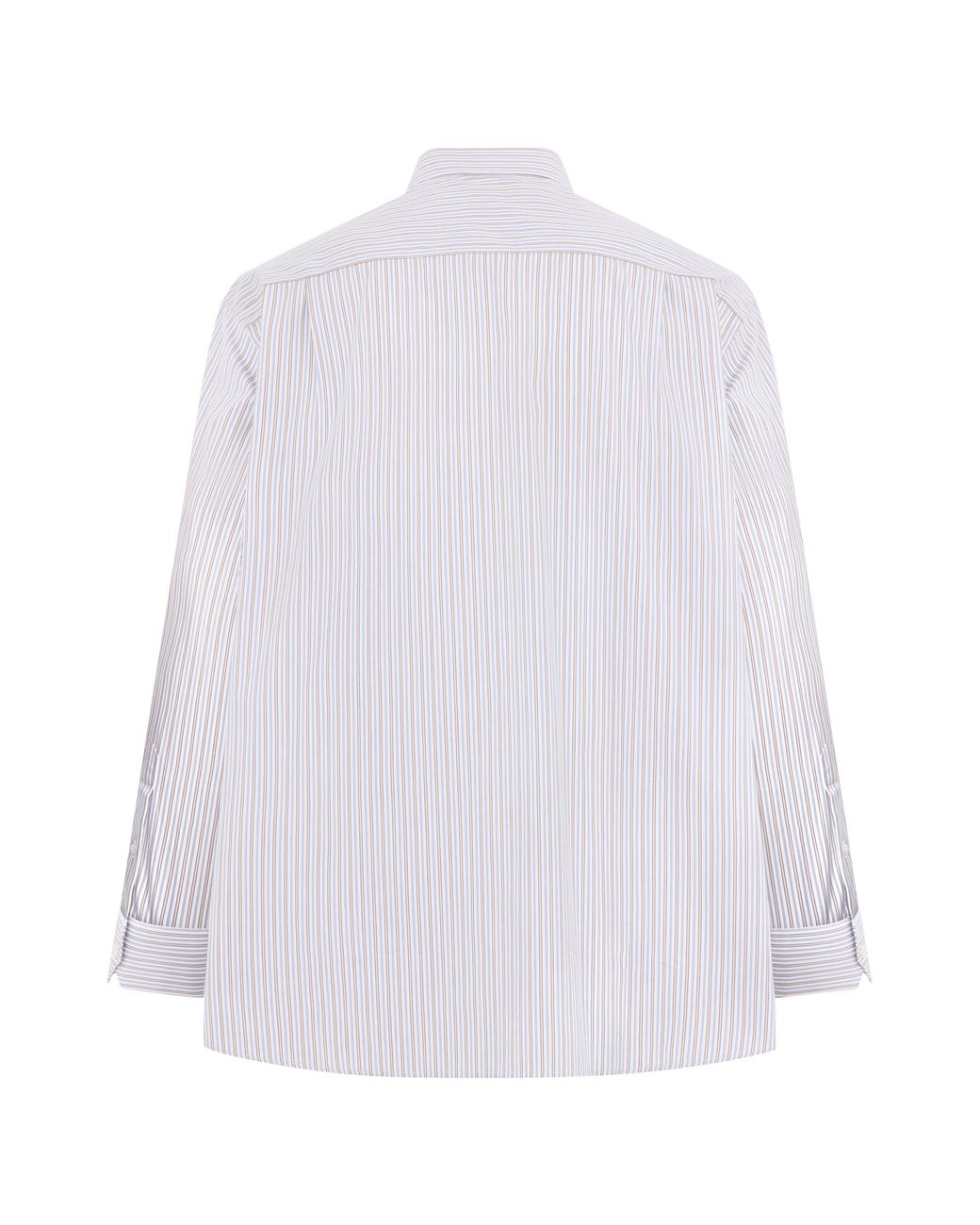 Camicia in cotone oversize di Prada in White