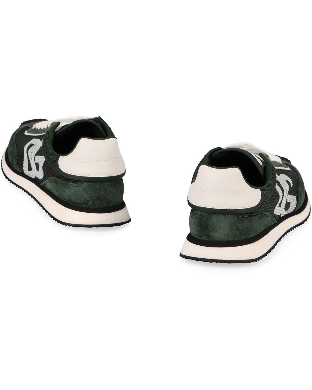 Dolce & Gabbana Black Dg Cushion Low-Top Sneakers for men