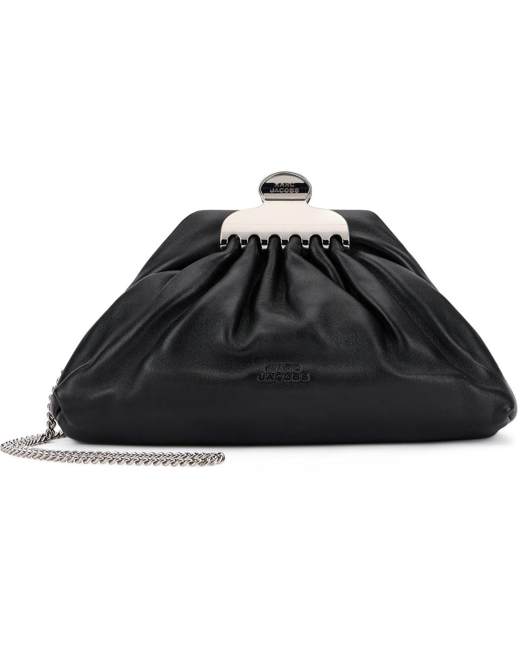 Marc Jacobs Black Small Clutch Claw Clip