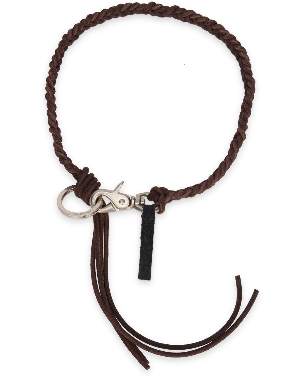 Our Legacy Black Ladon Keychain for men