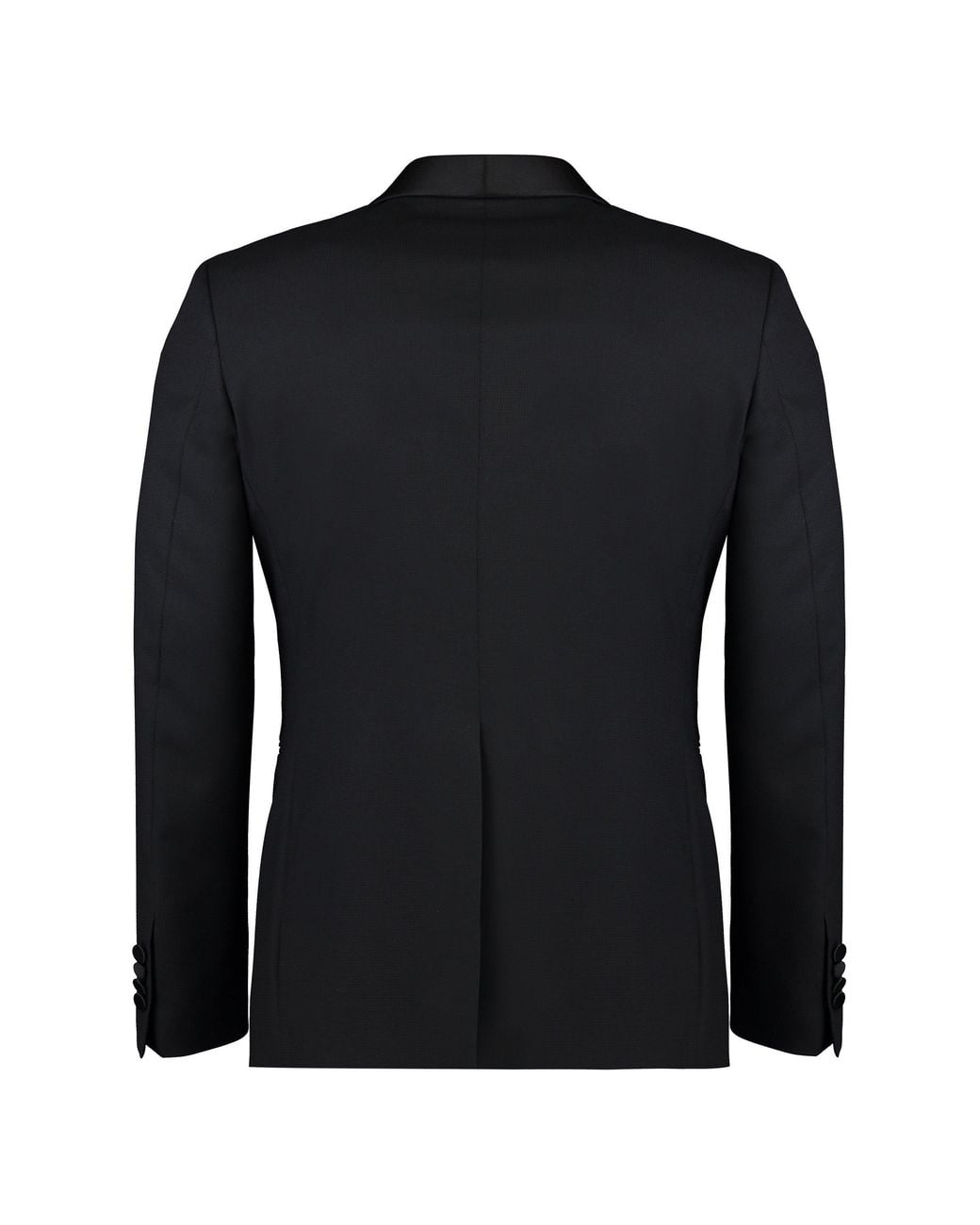 Tagliatore Black Virgin Wool And Silk Blend Two-Pieces Suit for men