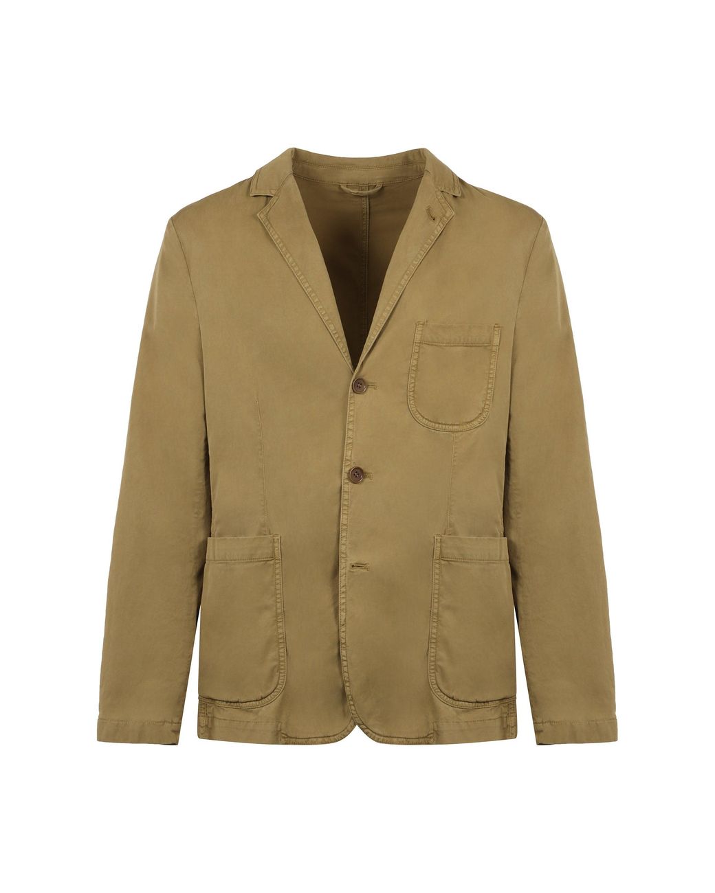 Aspesi Green Three-Button Jacket for men