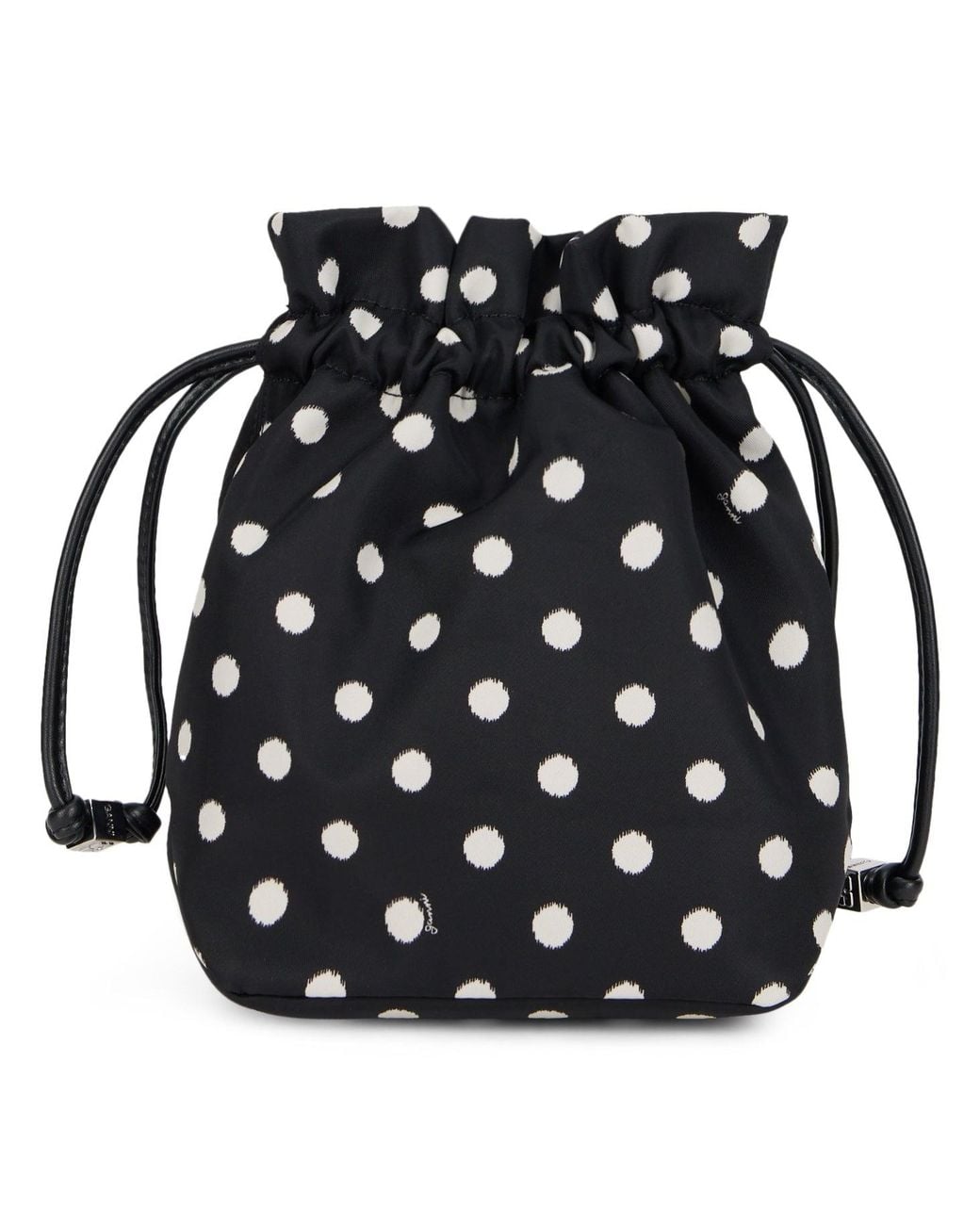 Ganni Black Bag With Dots