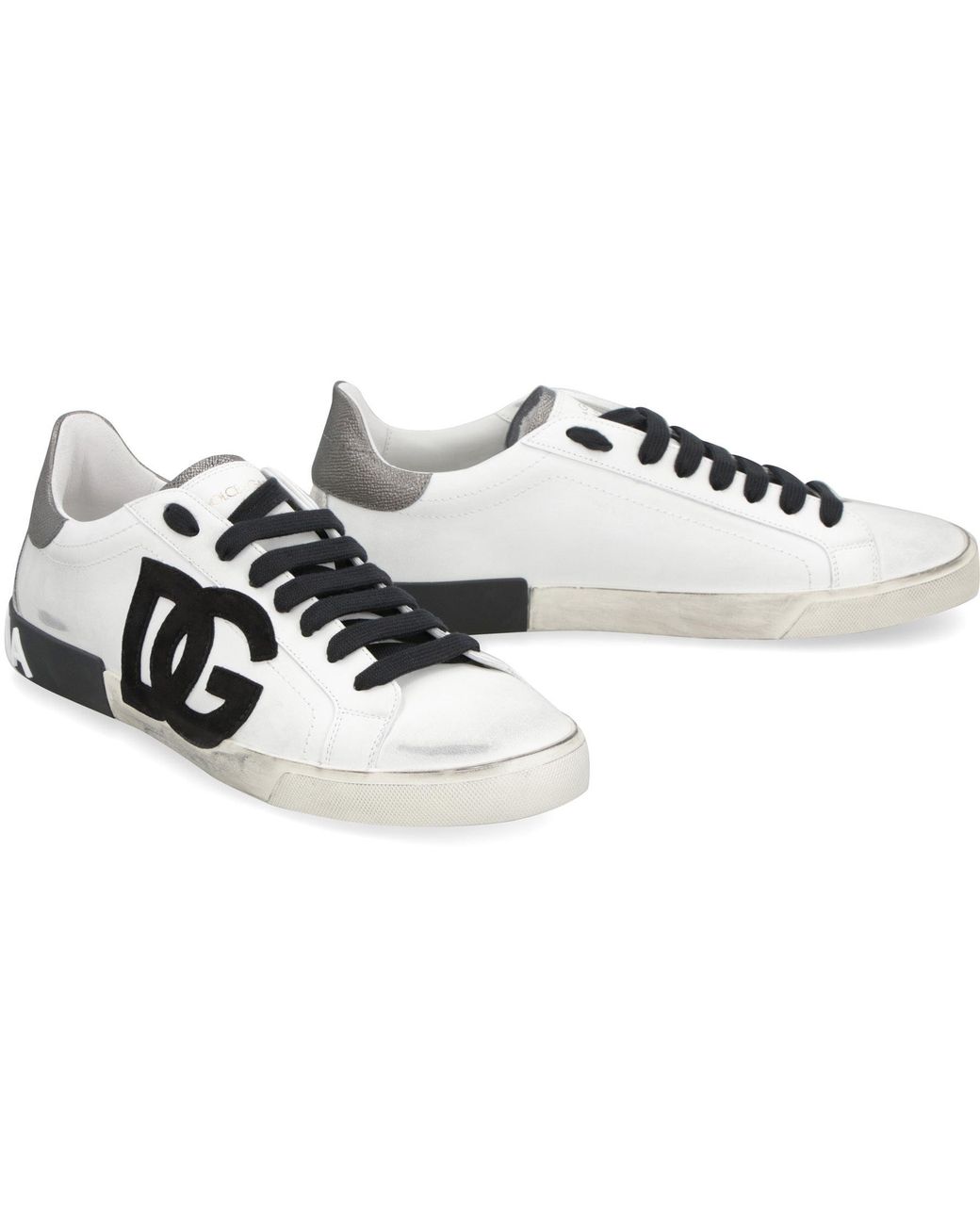 Dolce & Gabbana White Classic Lace-Up Sneakers For for men
