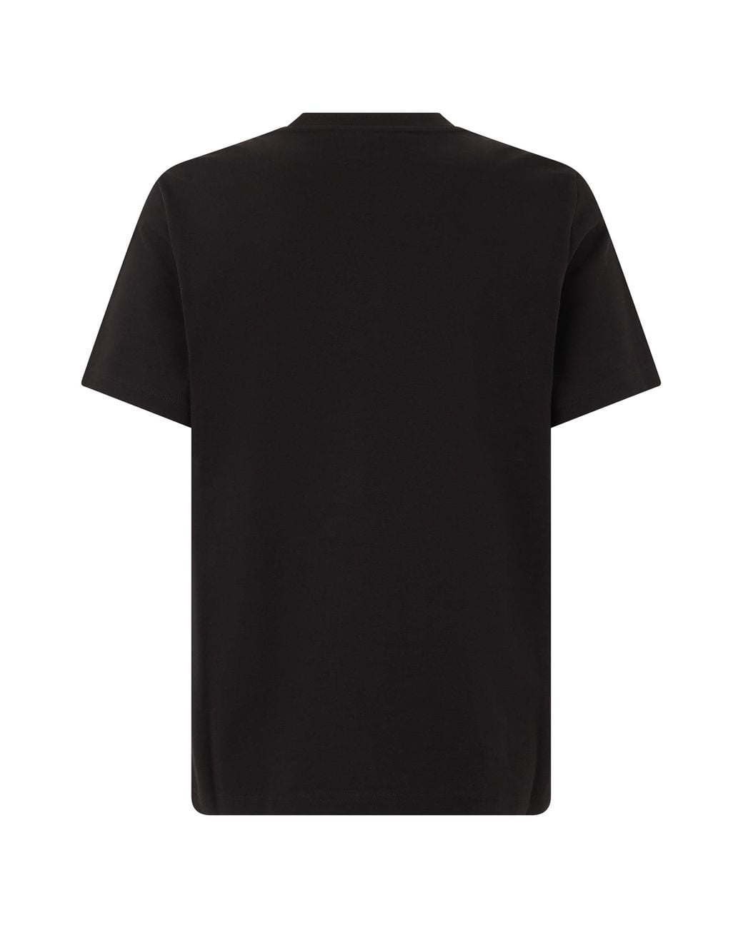 Moncler Black T-Shirt With Logo for men