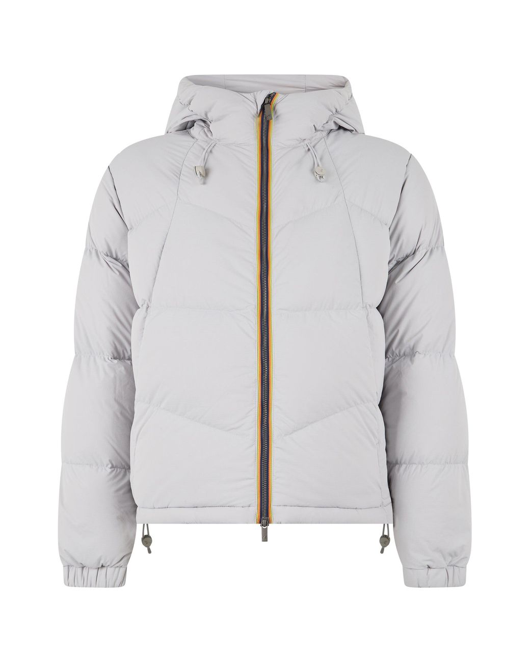 K-Way Gray Padded Hooded Lightweight Jacket for men