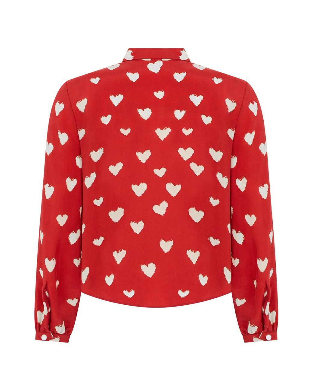 R13 Red Cotton Shirt With Print