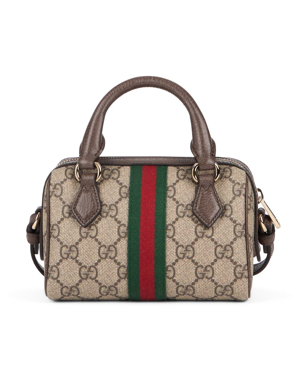 Gucci Brown Ophidia Mini Handbag