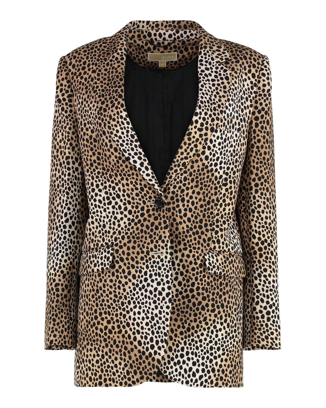 MICHAEL Michael Kors Black Blazer Single-Breasted Polyester Blazers