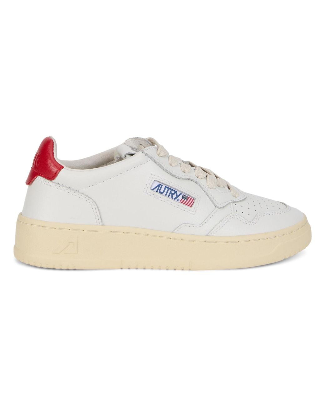 Autry White Sneakers With High Sole