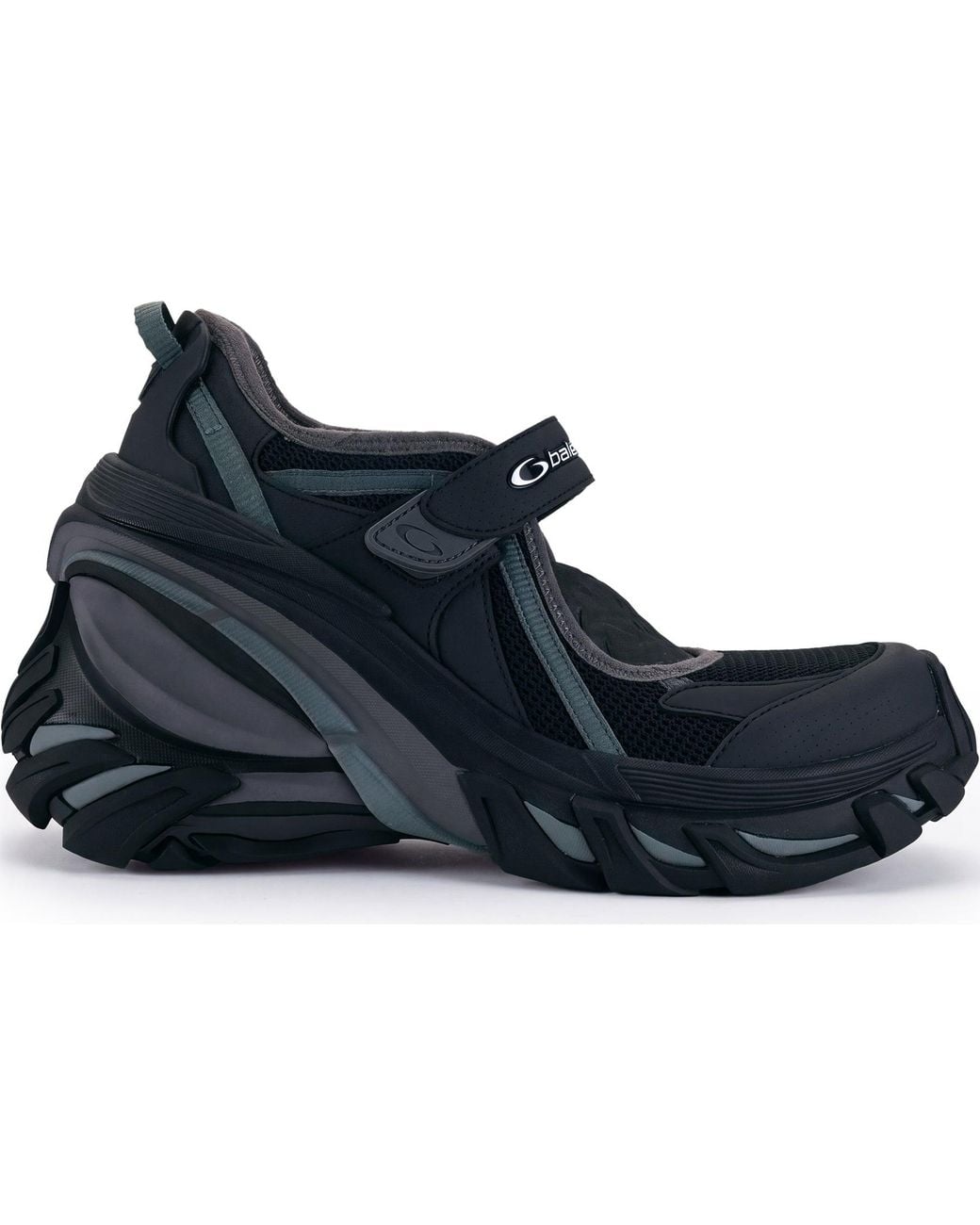 Balenciaga Blue Sneakers Mary-Jane Hydra With Wedge