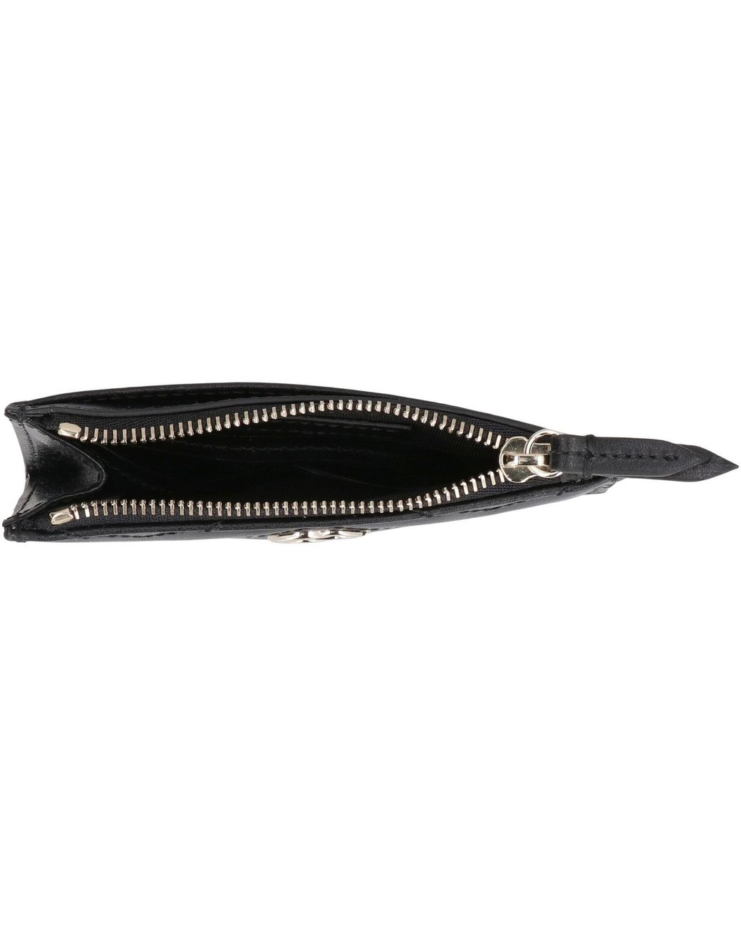 Gucci Black Gg Marmont Leather Keyring