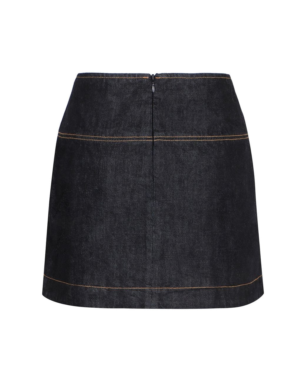 Zimmermann Black Denim Mini Skirt