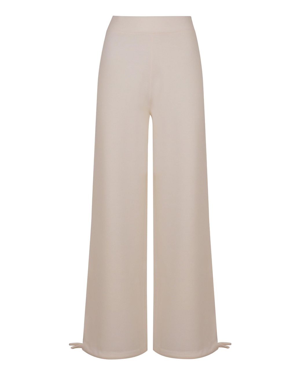 Max Mara White Nigeria Wool Trousers