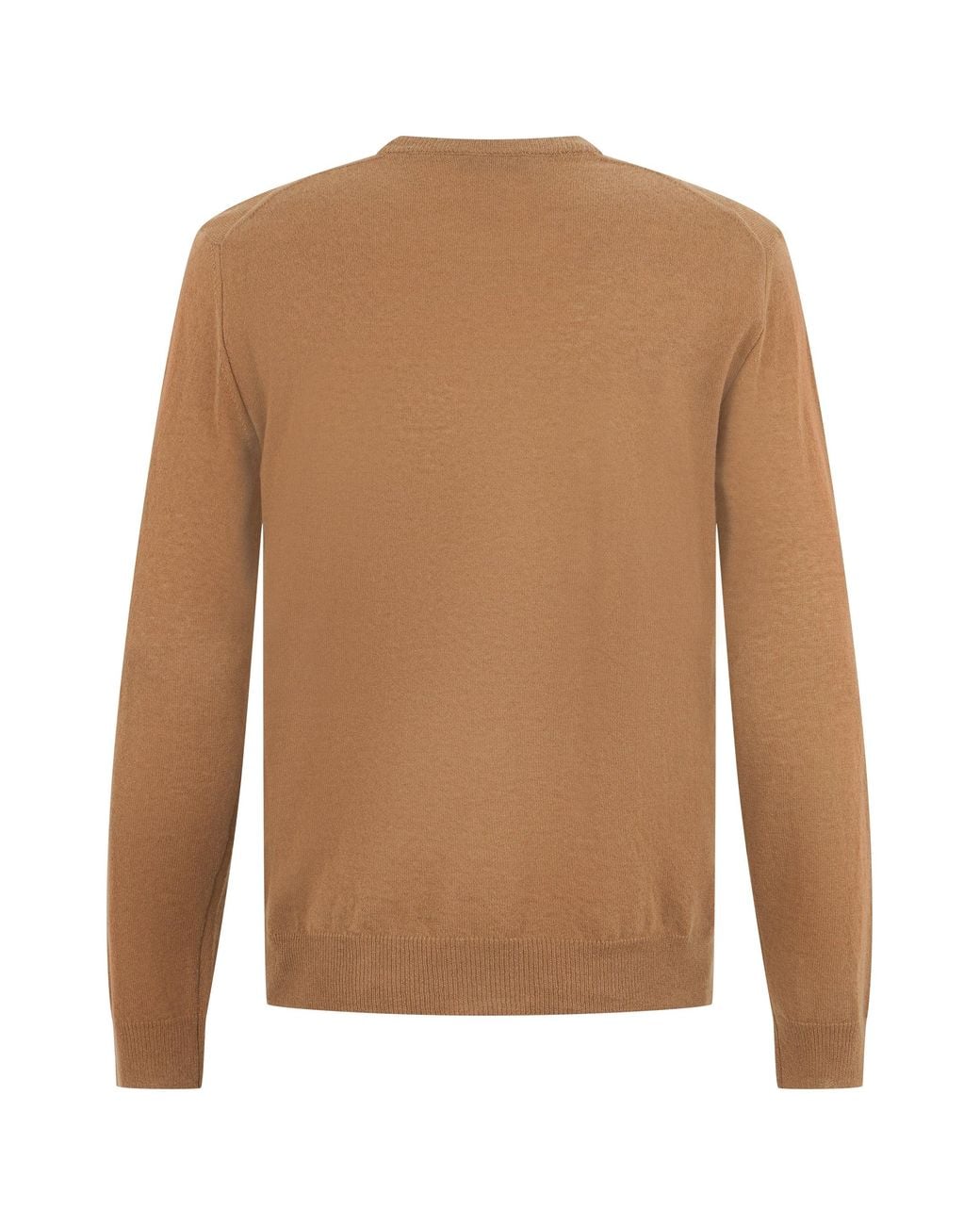 Slowear Brown Cashmere Sweater for men