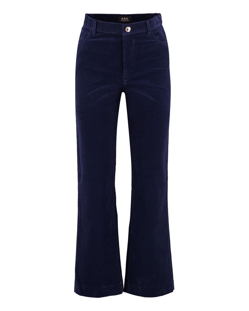 A.P.C. Corduroy Trousers in Blue - Lyst
