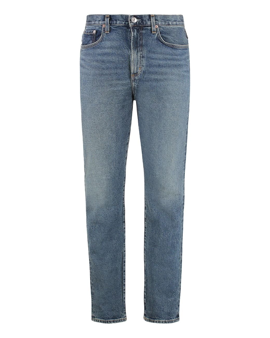 Agolde Blue Curtis Straight Leg Jeans for men
