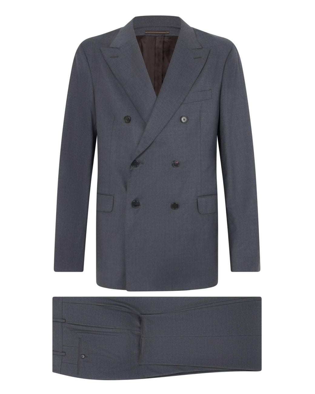Slowear Blue Double-Breasted Blazer for men