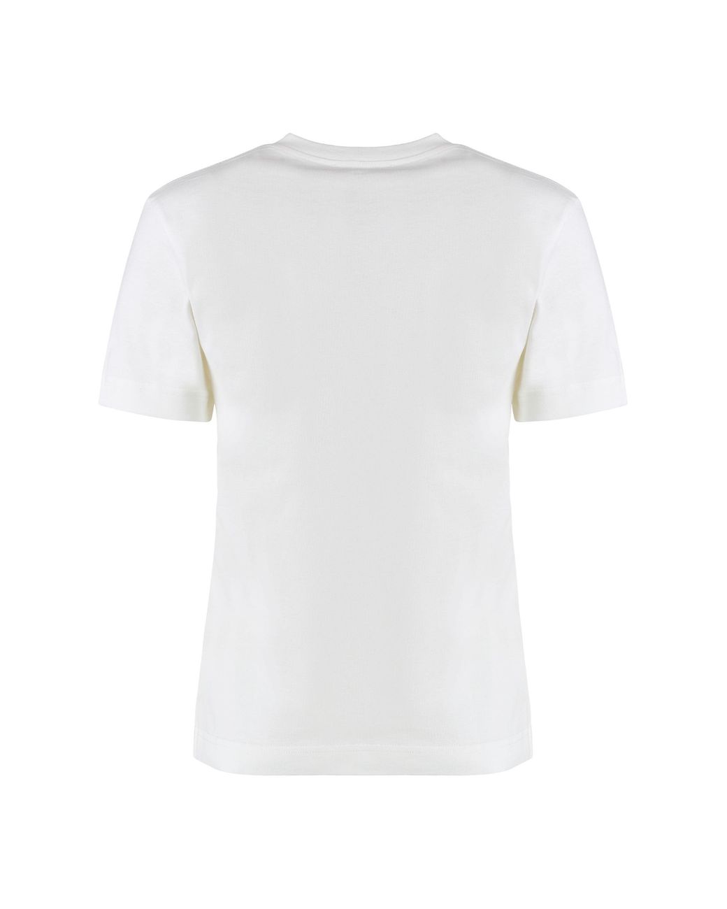 Jacquemus White Crew-Neck T-Shirt Grosgrain Cotton T-Shirts & Jerseys