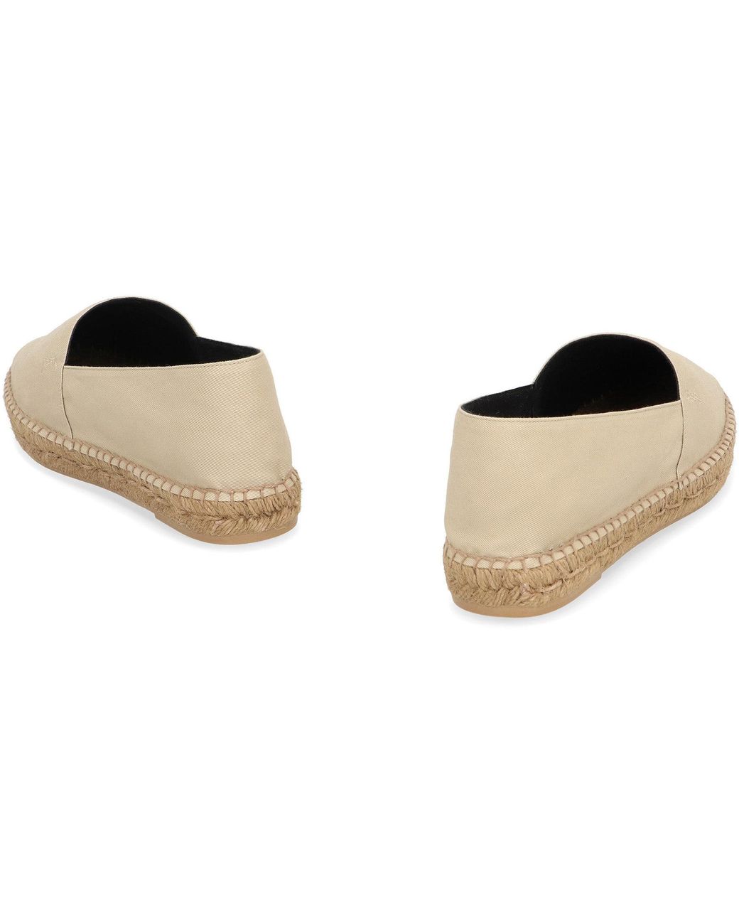 Saint Laurent White Canvas Espadrilles for men