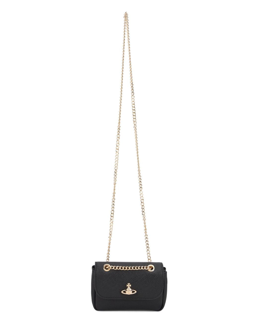 Vivienne Westwood White Shoulder Bag Victoria Leather Bovine Suede